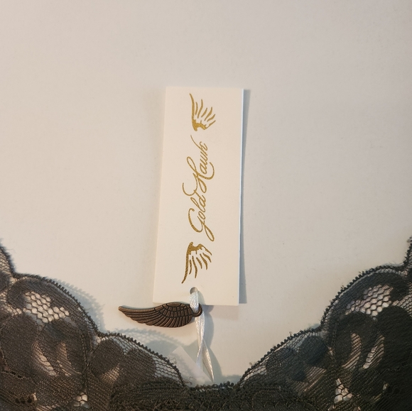 NWT Gold Hawk 100% silk camisole in dark green - Picture 4 of 8